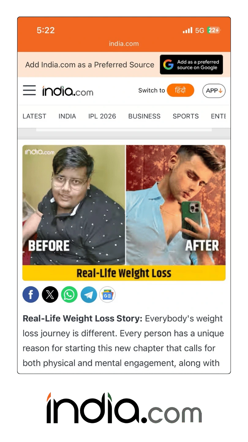 India.com article