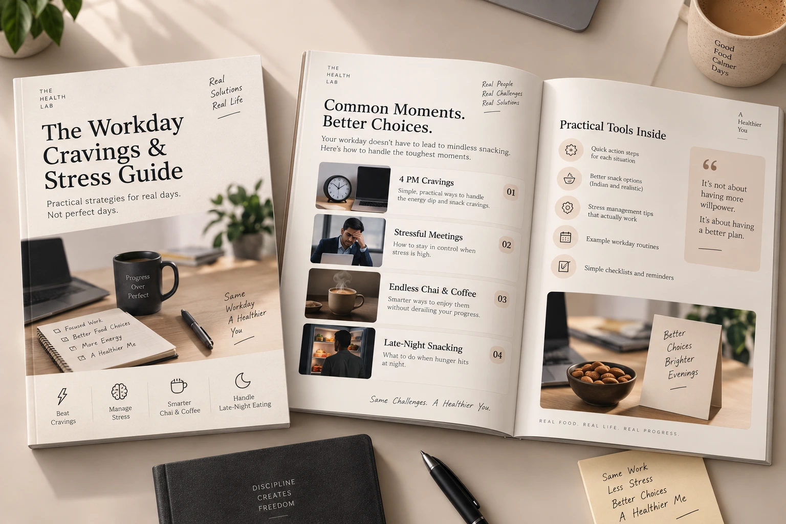 Workday Cravings and Stress Guide