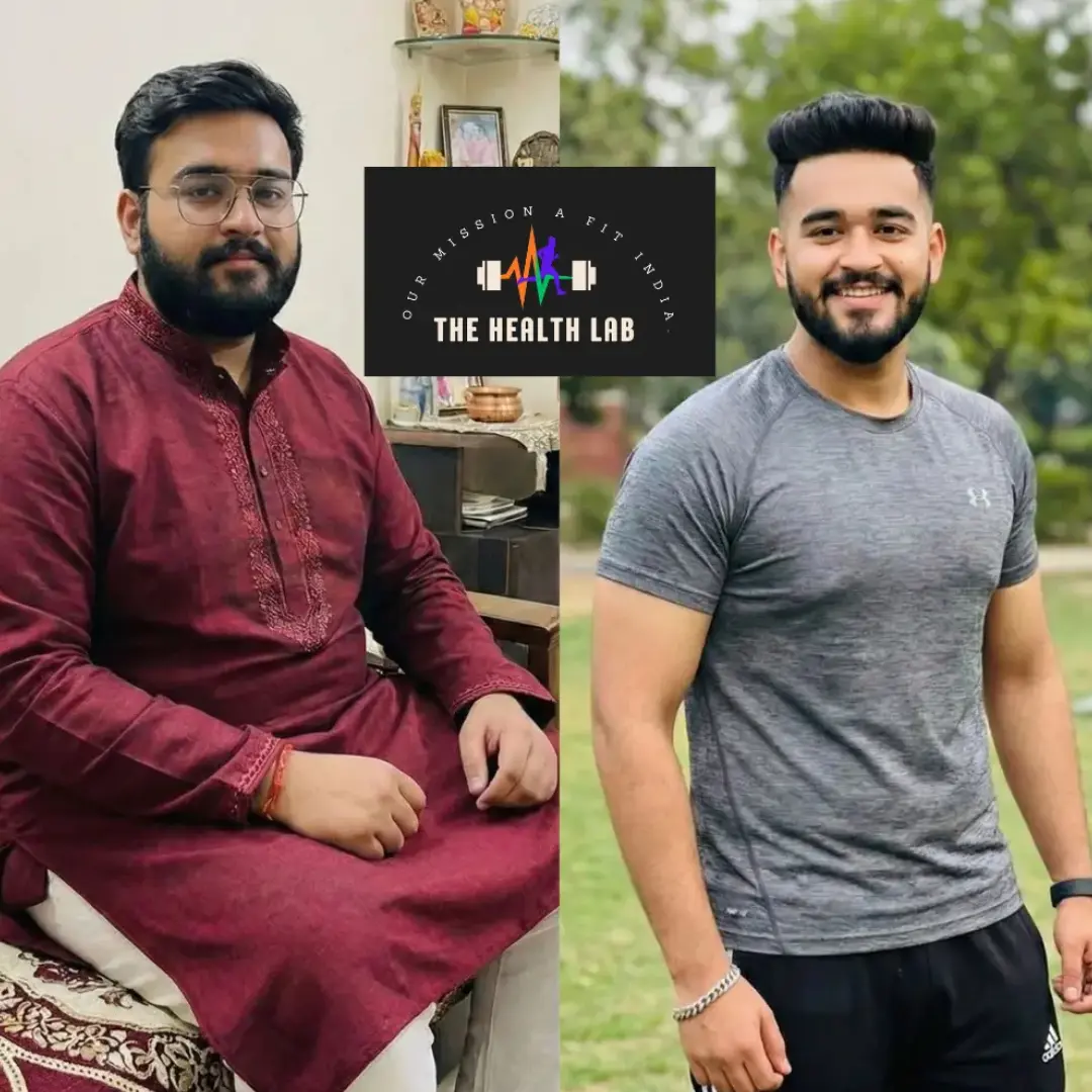 Kunal before-and-after progress photos